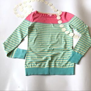 Lilly Pulitzer Sweater Blouse, Candy Color Striped